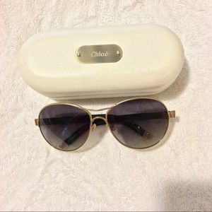 Chloe Round Aviators - Oversized